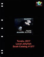 $15.75 Scott Value - 2015 TUVALU Jellyfish s/s South Pacific CV MNH NH UMM