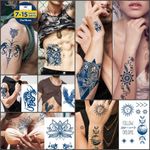 Semi Permanent Temporary Tattoos Womens Mens Waterproof Tattoo Long Lasting UK