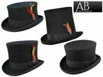 Top Hat Wool Fancy Dress Ascot Cosplay Wedding Stovepipe Formal Satin Lining