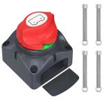 battery Switch Isolator Cut Off Kill for Knob Marine Truck Camper Boat 12V 600A
