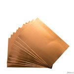 CWR Metal Foil Sheets Copper Aluminium 10x15cm 12 Pack For Embossing Tooling