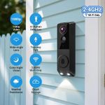 Wireless Video Doorbell Camera 2.4G WiFi Motion Detection Night Vision Chime
