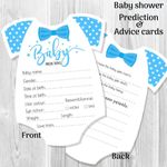 10-50Pcs Baby Shower Games Baby Prediction and Advice card games Baby Boy