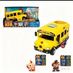 Lucky Bob Lucky Bus Series 1 The School Bus Playset Set Action Figures Kids Toys