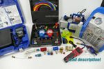 Car Automotive R12 R134a R437a R1234yf AC Gauges set Recovery Refrigerant scales