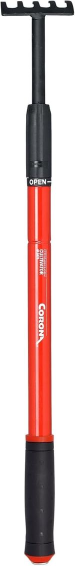 Extendable Handle Garden Cultivator 18 To 32 Inch Soil Loosening Tool