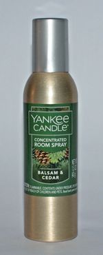 1 YANKEE CANDLE BALSAM CEDAR CONCENTRATED ROOM SPRAY PERFUME AIR FRESHENER CAN
