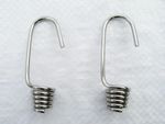 Bungee Cord Hooks Stainless Steel X2 -6MM, 8MM or 10MM (Wire Elastic Shock Ends)