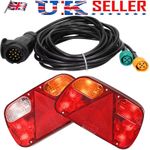 5m LED Trailer tail light set 13-pin cable set trailer lighting tail lights UK