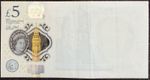 Queen Elizabeth II..5£   ( AK47 ) Error Note Rare..