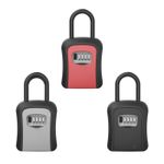 Key Lock Storage Box Password Key Case with Resettable Code Keys Cabinet