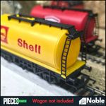 Wagon Replacement ladder V3 for Hornby OO Gauge R227 Shell tanker - 2 sets 1:76