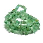 Green Aventurine Gemstone Bead Chips - Natural Crystals - 5 ~8mm - 1 Strand