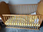 Cot Cotbed Which Convert To Toddler Bed With Mattress
