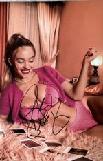 Sydney Sweeney Hand Signed Sexy Actress Lingerie 12x8 Photo + COA & PSA QO Card