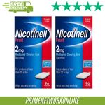 Nicotinell Fruit 2mg Chewing Gum – 2 x 96 Pieces (Total 192 Pieces) ⭐⭐⭐⭐⭐