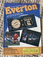 EVERTON V BAYERN MUNICH CUP WINNERS CUP SEMI FINAL 1984-85