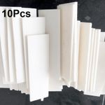 10x Buffalo Bone Flat Blank Slice 100x30x3mm DIY 