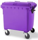 1100 Litre  Wheelie Bin Purple -EN840 Certified