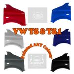 VW TRANSPORTER T5 & T5.1 DRIVER SIDE WING PANEL PAINTED ANY COLOUR LB9A, LA7W