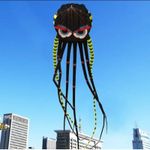 3D 8-Meter Octopus Kite Four-Colors Large Animal Soft Kite Outdoor Inflatabls 
