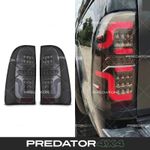 LED TAIL LIGHT SMOKED REAR LIGHTS UPGRADE PAIR FOR TOYOTA HILUX VIGO MK7 05-15