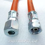 GOK medium pressure hose line rubber G 1/4 LH-UM X RVS 8 length 400 mm 2026