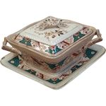 Balmoral W&H Ceramic Floral Pattern Tureen with Lid and Tray Collectable