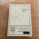 1992 - 1993 SKEWEN RFC V NEATH 92/93 WELSH CLUB RUGBY MATCH PROGRAMME