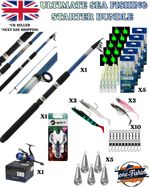 Sea Fishing Starter Kit | Rod & 6000 Reel Combo | 6ft/8ft/10ft Options