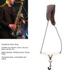 Padded Sax Neck Strap Stable Support Saxophone Neck Band For Alto Tenor Soprano