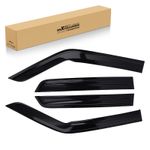 Wind Deflectors for Nissan Juke 2010-2019 Outside Mount Black  Set