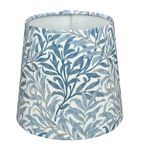 Empire Handmade Handmade Lampshade with William Morris Willow Bough Azure Fabric