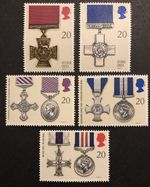 GB 1990 Gallantry Awards medals set SG 1517-1521 MNH mint *COMBINED POSTAGE*