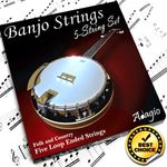 BANJO STRINGS Bluegrass /  5 String Set Loop Ends Banjo Accessories Adagio Pro 