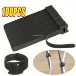 10-100 Reusable Ties Velcros Hook and Loop Fastener Tape Nylon Cable Ties Straps