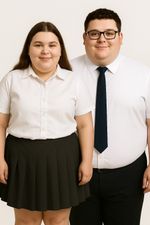 Mens Womans Unisex Shirt Top Girls Boys School Office Work Tops Shirts Plus Size