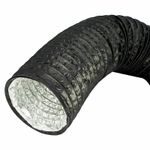Black Combi Ducting Extraction Ventilation Pipe 4 5 6 8 10 12 Inch