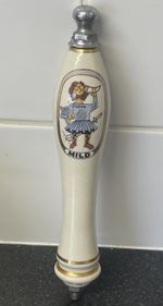 Rare vintage Buckleys  brewery Llanelly Hand Pull Ale Pump Tap Handle Very Cool