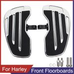 Front Rider Floorboards For Harley Touring Sportster Dyna Mount Footpegs Support