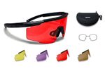Bertoni Shooting Tactical Glasses SH890N SOS - RX Optical Prescription Carrier