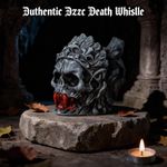 Aztec Death Whistle 125dB Skull Ceramic Prank Halloween Goth Gift