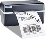 Vretti Thermal Shipping 4”x6” Label USB Printer - Windows/PC - D4602B - Black
