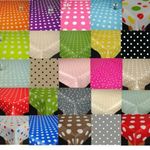 Spotted Polka Dot Spots Spotty Dotty Wipe Clean PVC Vinyl Oilcloth Tablecloth