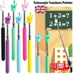 Retractable Finger Pointer - Stainless Steel Telescopic Teaching Stick