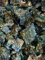 🌈 **Wholesale** AAA Rainbow Bismuth Crystal Clusters 100g–1kg 💎 Lab-Grown Gems