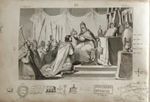 Engraving Kings Of France "Charles 1 Then Charlemagne"