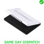 OFFICE HOME HIGH QUALITY LARGE INK STAMP PAD - 110 x 70MM - BLACK
