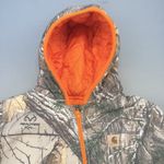 Carhartt 24M REALTREE Camouflage HOODED SNOWSUIT Full Length Zipper Toddler