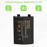 11.1V 3400mAh EN-EL4 EN-EL4a Battery For Nikon D2H D2Hs D2X F6 D3X D3 D3S D300